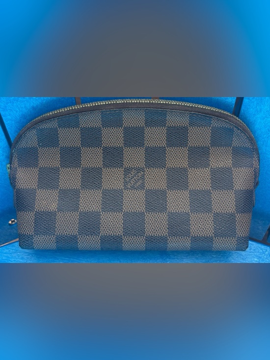 Louis Vuitton Handbags - LV Damier Ebene Canvas Pouch with Gold